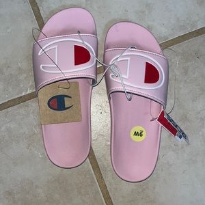 Pink Champagne Slides Women’s